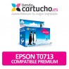 Cartucho Epson T0713 Compatible Premium Magenta