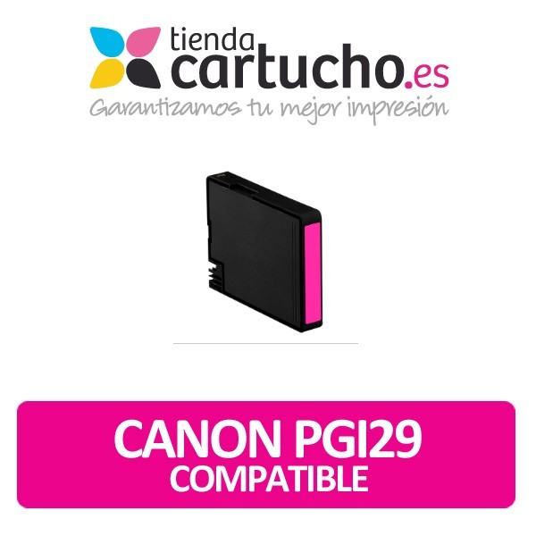 Cartucho de tinta Canon PGI29 Compatible Magenta