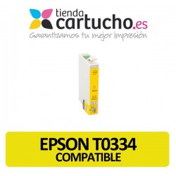 Cartucho de tinta Epson T0334 Compatible Amarillo
