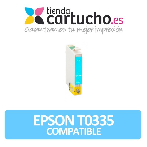Cartucho de tinta Epson T0335 Compatible Light Cyan