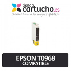 Cartucho de tinta Epson T0968 Compatible Negro Mate