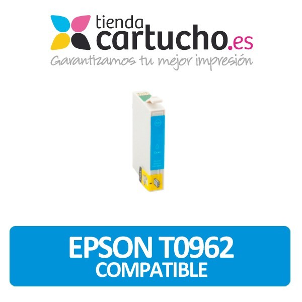 Cartucho de tinta Epson T0962 Compatible Cyan