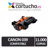 Toner Canon 039 Compatible Negro