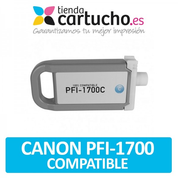 Cartucho Canon PFI1700 Compatible Cyan