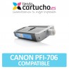 Cartucho Canon PFI706 Compatible Cyan Photo