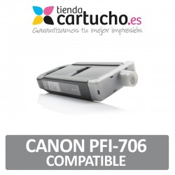 Cartucho Canon PFI706 Compatible Gris Photo