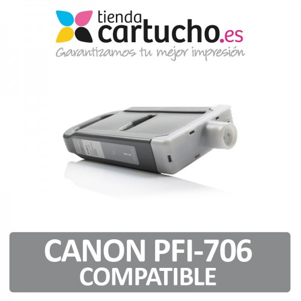 Cartucho Canon PFI706 Compatible Gris Photo