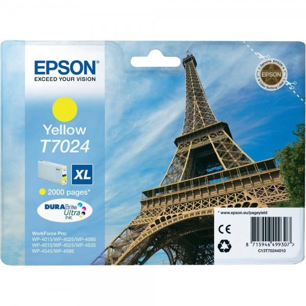 EPSON ORIGINAL T7024 AMARILLO