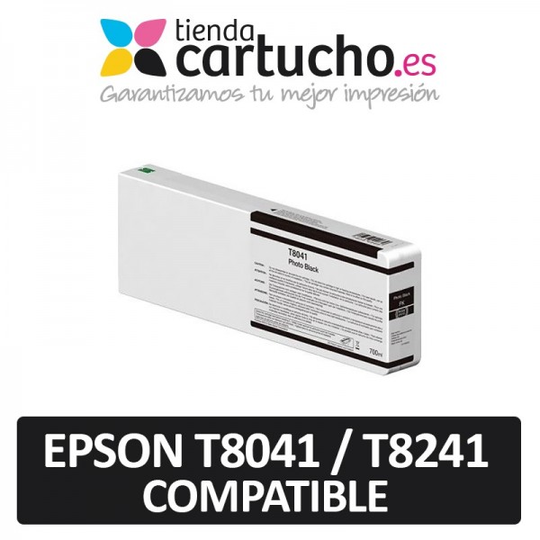 Cartuchos Epson T8041 / T8241 Compatible Negro Photo