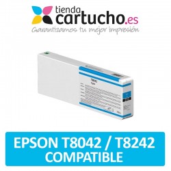 Cartuchos Epson T8042 / T8242 Compatible Cyan