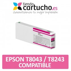 Cartuchos Epson T8043 / T8243 Compatible Magenta