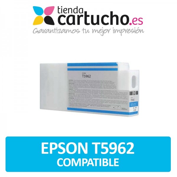 Cartucho Epson T5962 Compatible Cyan