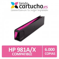Cartuchos HP 981A / 981X Compatible Magenta