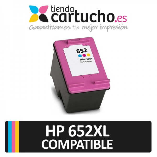 Cartuchos HP 652XL Tricolor Compatible