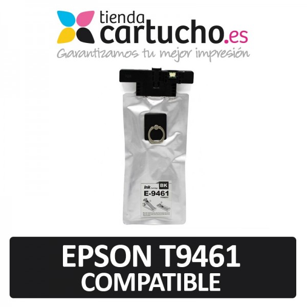 Cartuchos Epson T9461 Compatible Negro