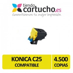 Toner Konica Minolta C25 Compatible Amarillo