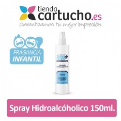 Gel Hidroalcoholico en Spray 150ml - Fragancia Infantil -  Sanitizer Plus