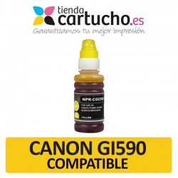 Botella Canon GI590 Compatible Amarillo