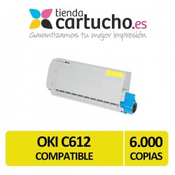 Toner OKI C612 Compatible amarillo