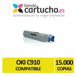 Toner OKI C910 Compatible Amarillo