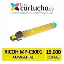 Toner Ricoh MP-C3001 Compatible Amarillo