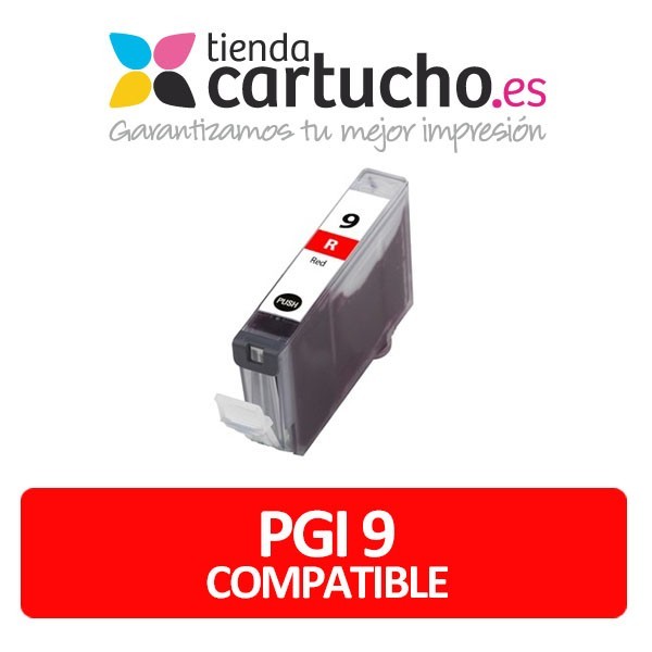 Cartucho Canon PGI 9 Compatible Rojo