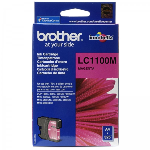 Brother LC1100 magenta cartucho de tinta original.