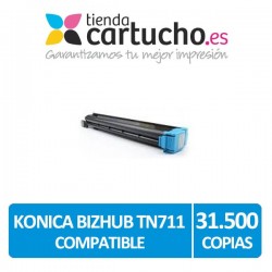 Toner Konica Minolta TN711 / C654 / C754 Compatible Cyan