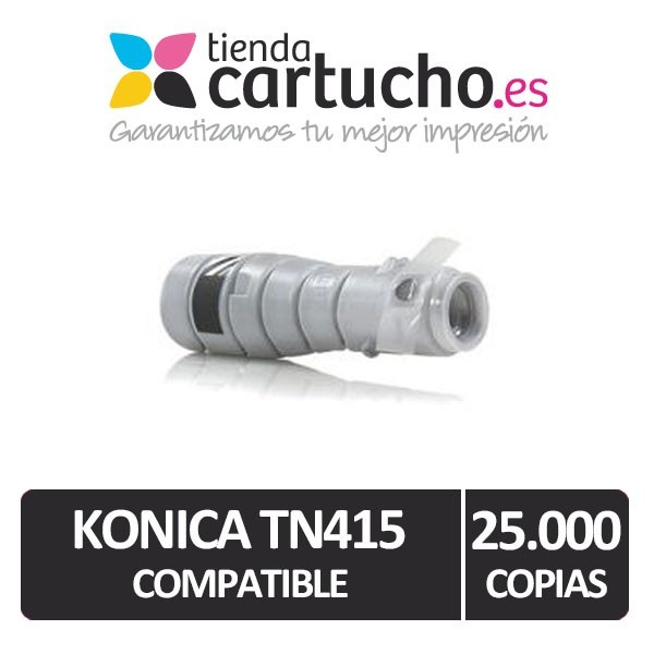 Toner Konica Minolta TN415 Compatible NegroToner Konica Minolta TN415 Compatible Negro