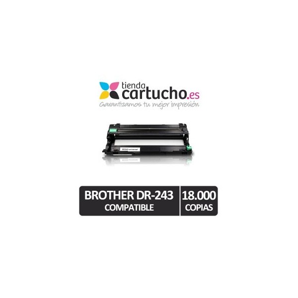 BROTHER DR-243 TAMBOR COMPATIBLE CMYK (VÁLIDO PARA CUALQUIER COLOR)