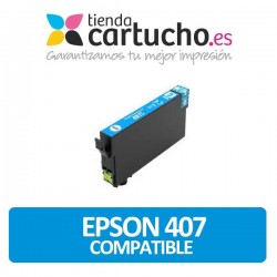 Epson 407 Compatible Cyan