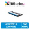 Toner HP W2071A compatible cyan