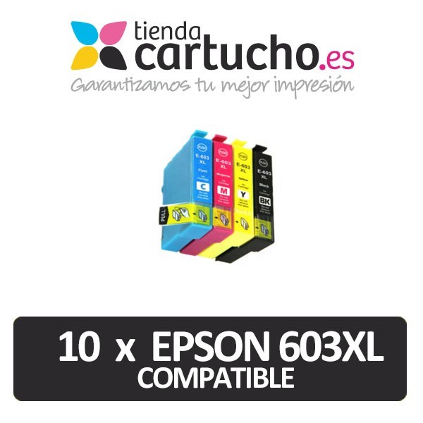 Pack Epson 603XL Compatible 10 unidades