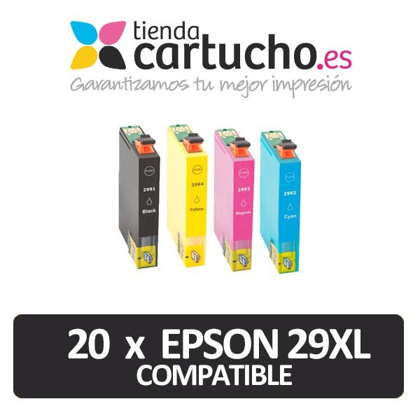 Pack Epson 29XL Compatible 20 uds.