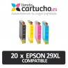 Pack Epson 29XL Compatible 20 uds.