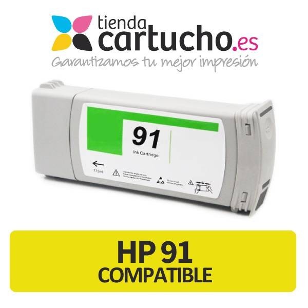 Cartucho HP 91 Compatible Amarillo