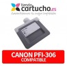 Cartucho Canon PFI-306 Compatible Rojo