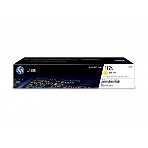 Toner HP W2072A compatible amarillo