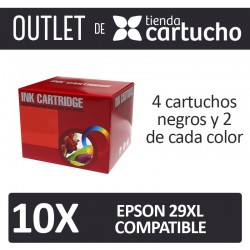 Pack Epson 29XL Compatible 20 uds. SIN CAJA