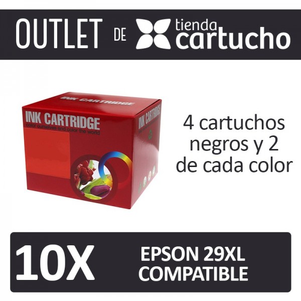 Pack Epson 29XL Compatible 20 uds. SIN CAJA