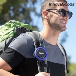 InnovaGoods Altavoz Bluetooth Inalámbrico Portátil Waterproof