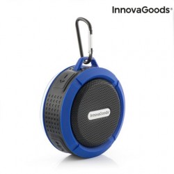 InnovaGoods Altavoz Bluetooth Inalámbrico Portátil Waterproof