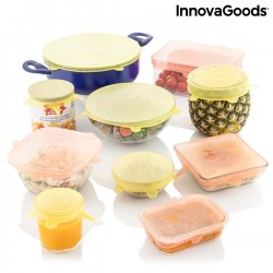 Set de 10 Tapas de Cocina Reutilizables y Ajustables