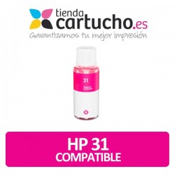 Botella de tinta HP 31 Cyan Compatible