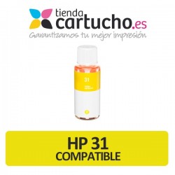 Botella de tinta HP 31 Cyan Compatible