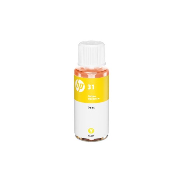 Botella de tinta HP 31 Amarillo Compatible Botella de tinta HP 31 Amarillo Compatible