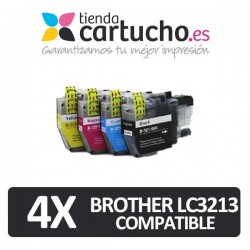 Pack 4 Cartuchos de tinta Brother LC3213 / LC3211