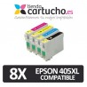 Pack 8 Epson 405XL Compatibles