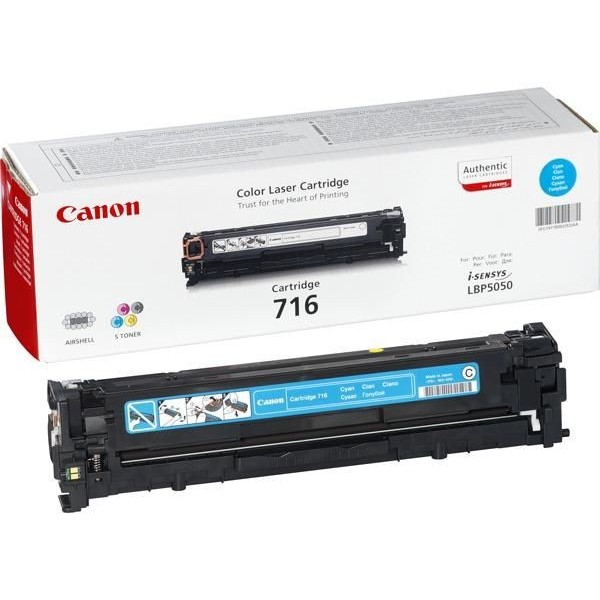 Canon 716C toner cian original, referencia Canon 1979B002AA