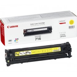 Canon 716Y toner amarillo original, referencia Canon 1977B002AA